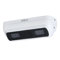 Cámara IP Conteo de Personas H.265 4M DUAL-LENS DN SMART WDR IR20m 2.8mm IP67 IK10 PoE AUDIO MIC E/S