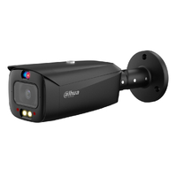 Bullet IP TiOC 2.0 H.265 4M WDR IVS SMD Illum Dual LED30m/IR30m 2.8mm IP67 PoE MIC AUDIO E/S AI. Color negro