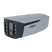 Bullet IP H.265 4+4MP(2 CÁMARAS EN 1) Starlight+ WDR LED80m/IR120m 8-56VFM/3.6mm IP67 PoE SD AUDIO E/S AI