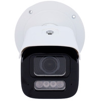 Hikvision cámara IP Bullet gama PRO ColorVu3.0 - Resolución 4 MPx | PoE IEEE802.3at - ColorVu3.0: imagen a color HikAI-ISP F1.2 1/1.8" - Lente Motorizada 2.8 - 12 mm - AcuSense3.0 | Luz híbrida hasta 60m -  Alarmas 1/1  | IP67 | IK10 | NEMA 4X