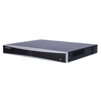 Hikvision - Gama PRO - Grabador NVR 16 CH IP - Resolución máxima 32Mpx | Alarmas | AcuSense - Ancho de banda 192 Mbps | Admite 2 discos duros - AcuSeek, búsqueda basada en texto hasta en 16CH