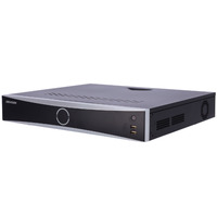 Hikvision - Gama PRO - Grabador NVR 32 CH IP - Resolución máxima 32Mpx | Alarmas | AcuSense - Ancho de banda 384 Mbps | Admite 4 discos duros - AcuSeek, búsqueda basada en texto hasta en 16CH