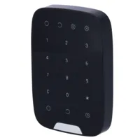 Ajax KeyPad Fibra. Teclado táctil cableado Fibra. Color negro
