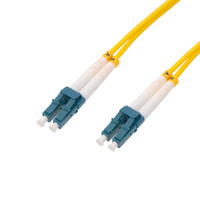 Cable de fibra óptica LC/UPC a LC/UPC Monomodo Duplex, 60m