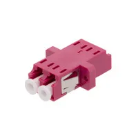 LC OM4 DX Adapter with Tab for Patch Panel