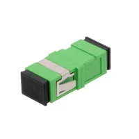 SC/APC SM SX flush mount adapter for patch panel