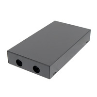 Caja Metálica de Distribución de Fibra Óptica para Superficie - 12 SC SX o 12 LC DX
