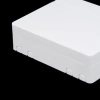 Caja para Fibra Optica para 4 Fusiones y 4 Adaptadores [No Incluidos][100x80x29mm]