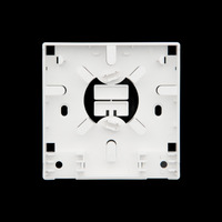 Caja para Fibra Optica para 2 Fusiones y 2 Adaptadores [No Incluidos][86x86x23mm]