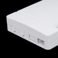 Caja para Fibra Optica para 2 Fusiones y 2 Adaptadores [No Incluidos][100x82x25mm]