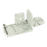 Caja para Fibra Optica para 8 Fusiones y 8 Adaptadores [No Incluidos][235x126x52mm]