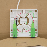 KIT ICT2 acometida para viviendas Caja + 2 Fibras conectorizada SC/APC CPR-Dca, 30m