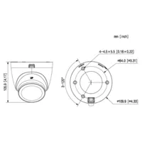 Domo LITE HDCVI 4EN1 2M 1080P Iluminación Dual LED20m/IR20m 2.8mm IP67 MIC Quick-to-install