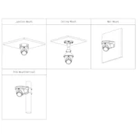 Domo LITE HDCVI 4EN1 2M 1080P Iluminación Dual LED20m/IR20m 2.8mm IP67 MIC Quick-to-install