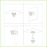 Dome HDCVI 4EN1 2M 1080P WDR Starlight IR30m 2.8mm IP67 Quick-to-install