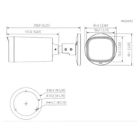 Bullet HDCVI 4EN1 4K DN WDR IR80m 2.7-13.5mm VFM IP67 MIC