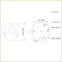 Dome HDCVI 5M dWDR LED30m 2.8mm IP67 PIR Disuasión activa Quick-to-install
