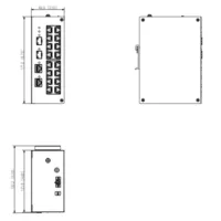 Switch Hardened PoE 16 puertos Gigabit (2RJ45+2SFP) Uplink Gigabit 190W No_Gestionable Layer2