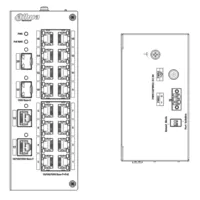 Switch Hardened PoE 16 puertos Gigabit (2RJ45+2SFP) Uplink Gigabit 190W No_Gestionable Layer2