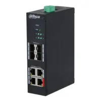 Switch Hardened PoE 4 puertos 10/100 +4SFP Gigabit 96W Gestionable Layer2