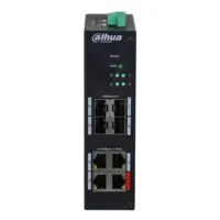 Switch Hardened PoE 4 puertos 10/100 +4SFP Gigabit 96W Gestionable Layer2