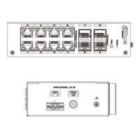 Switch Hardened PoE 8 puertos 10/100 +4SFP Gigabit 96W Gestionable Layer2