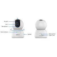 Cubo PT IP H265 5M DN IR10m 2.8mm WiFi SD 5V MIC/Altavoz