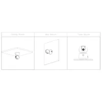 Cubo PT IP H265 5M DN IR10m 2.8mm WiFi SD 5V MIC/Altavoz