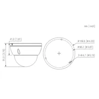 Dome IP H.265 2M DN dWDR 3DNR Starlight IVS IR30m 2.8mm IK10 IP67 PoE