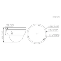 Dome IP H.265 2M DN WDR Starlight IR30m 2.8mm IK10 IP67 PoE SD AI