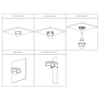 Dome IP H.265 2M WDR Starlight IR40m 2.7-13.5VFM IP67 IK10 PoE MIC AI. Color negro