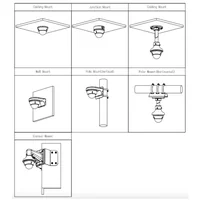 Domo IP H265 2M WDR Iluminación Dual LED30m/IR30m 2.8mm IK10 IP67 PoE SD MIC AI