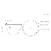 Dome IP H.265 4M DN WDR Starlight IR30m 2.8mm IK10 IP67 PoE SD AI Color Negro