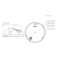 Dome IP H.265 5M DN WDR Starlight IVS IR30m 2.8mm IK10 IP67 PoE SD MIC AUDIO E/S AI