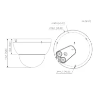 Dome IP H.265 5M WDR Deeplight IR40m 2.7-13.5VFM IK10 IP67 ePoE AUDIO E/S AI