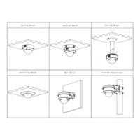 Dome IP H.265 8M WDR Deeplight IR40m 2.7-12VFM IK10 IP67 PoE+ SD AUDIO E/S AI