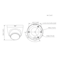 Dome IP H.265 2M DN WDR 3DNR Starlight IR30m 2.8mm IP67 PoE SD MIC AI