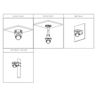 MiniDomo IP 8M H265 FULL COLOR WDR Iluminación Dual LED40m/IR40m 2.7-13.5mm IP67 PoE MIC AI