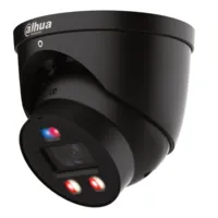 MiniDomo IP WizColor TiOC PRO H265 8M WDR Iluminación Dual LED30m/IR30m 2.8mm IP67 PoE MIC/Altavoz AUDIO E/S AI Color Negro
