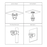 MiniDomo IP H265 2M WDR Deeplight IR50m 2.8mm IP67 PoE SD MIC AUDIO E/S AI Quick-to-install