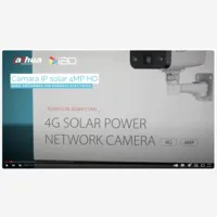 Tubular IP MAX H265 4M Iluminación Dual LED20m/IR30m 3.6mm IP67 PIR MIC/Altavoz E/S 4G AI + Panel Solar