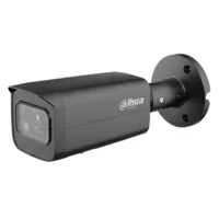 Bullet IP H.265 4M WDR Starlight IR60m 2.7-13.5VFM IP67 PoE SD MIC AI Color Negro