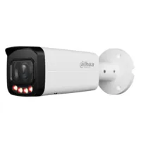 Tubular IP 4M H265 FULL COLOR WDR Iluminación Dual LED60m/IR60m 2.7-13.5mm IP67 PoE AUDIO MIC E/S AI