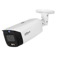 Tubular IP TiOC 3.0 H265 4M WDR Iluminación Dual LED40m/IR50m 2.7-13.5VFM IP67 PoE MIC AUDIO E/S AI. Color Blanco