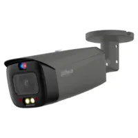 Tubular IP TiOC 3.0 H265 8M WDR Iluminación Dual LED30m/IR30m 2.8mm IP67 PoE AUDIO MIC/Altavoz E/S AI. Color gris