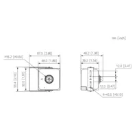 Minicámara IP H265 Pinhole 4M DN WDR Starlight 2.8mm AUDIO MIC E/S PoE