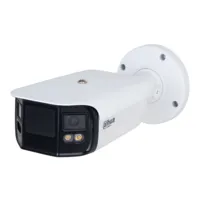 Bullet IP H.265 2x4M DUAL-LENS SPLICING FULL COLOR WDR140dB Starlight IR40m 3.6mm IP67 ePoE SD AUDIO MIC E/S AI