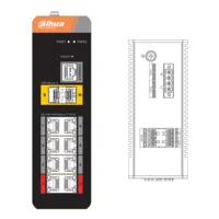Switch PoE 2.0 Industrial 8 puertos Gigabit + 2SFP Uplink Gigabit 120W Gestionable Layer2