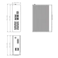Switch PoE 2.0 Industrial 6 puertos Gigabit +4SFP Uplink Gigabit 120W Gestionable Layer2