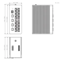 Switch PoE 2.0 Industrial 16 puertos Gigabit + 4SFP Uplink Gigabit 240W Gestionable Layer2